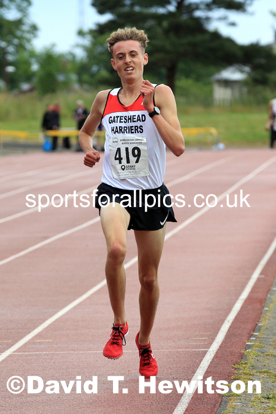 3000 metres, 2022 NEGP Monkton No 4, June 29th. Photo: David T. Hewitson/Sports for All Pics